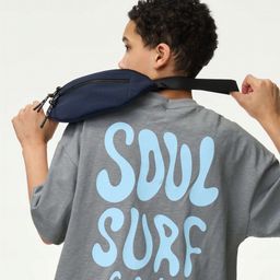 Marks & Spencer Boys Graphic Printed Round Neck Oversized Cotton T-shirt-picture-24