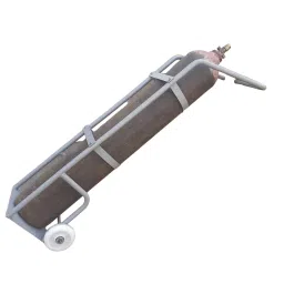 AKURA B-TYPE Medical Oxygen Cylinder Trolley Mild Steel image 2