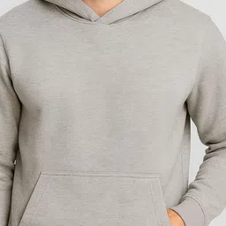 YONGE Men Hooded Sweatshirt image 3