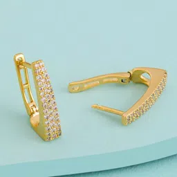 Kushal's Fashion Jewellery Circular Hoop Earrings image 2