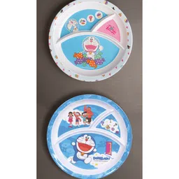 Superware Melamine Kids Partition Plate - Doraemon Sky & Sweet (Set Of 2) - T383-picture-15