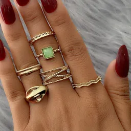 Arzonai 6-Piece Women Rings Set-image-11