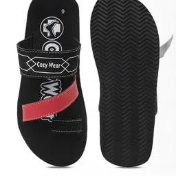 Cozy Wear Men Brown Flip Flops image 2