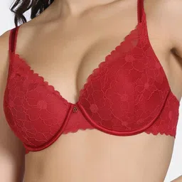 Zivame Floral Bra Medium Coverage Underwired Lightly Padded image 3