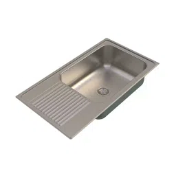 Carysil Vogue Single Bowl Kitchen Sink Drainer Size 36x20x8 inch Matt Finish VSM36208-picture-25