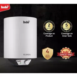 Indo Elanza 15 L Capacity Grey Color Storage Water Heater Geyser image 5