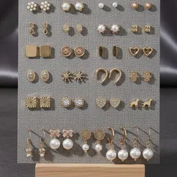 DressBerry Geometric Studs Earrings-picture-23