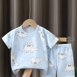 StyleCast x Revolte Boys Printed Short Sleeves Pure Cotton T-shirt With Shorts-picture-23