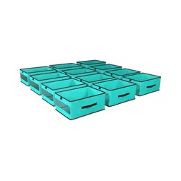 Myntra Elegant Homes Green 12 Pieces Regular Drawer Organisers-picture-11