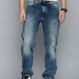Levis Men Mid Rise 550 Relaxed Fit Light Fade Stretchable Jeans-image-72