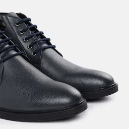 Carlton London Men Navy Blue Solid Boots image 2