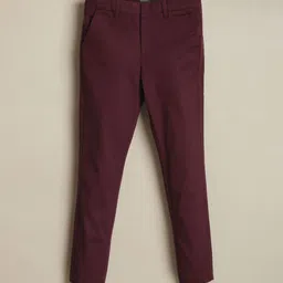 Allen Solly Junior Boys Slim Fit Mid-Rise Trousers-image-79