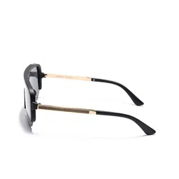 Voyage Unisex Square Sunglasses with UV Protected Lens 99258MG7324-Black image 5