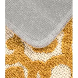 saral home Saralhome KARO Microfiber Antiskid Bathmat Yellow. 50cm x 70cm image 4