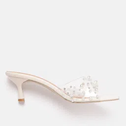 AXIUM Beaded Slim Heeled Sandals image 5