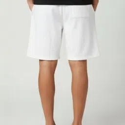 FABSTIEVE Men Typography Printed Low-Rise Shorts image 2