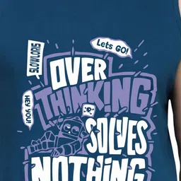 Slowloris Men Pack of 2 Printed Bio-Wash Combed Cotton Innerwear Vests image 2