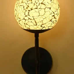 Somil Green Glass Elegant & Stylish Decor Modern Interiors Wall Lamps image 3