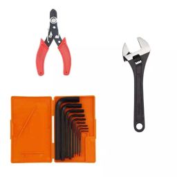 Hillgrove 9 Pcs Full Hex Allen Key Set with 203.2 mm (8 Inch) Adjustable Wrench & Wire Cutter, HGCM335M1-picture-47