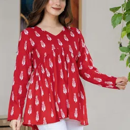 ANEKYA Print Top image 3