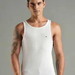 Tommy Hilfiger Men Self Design Round Neck Slim Fit T-shirt-picture-40