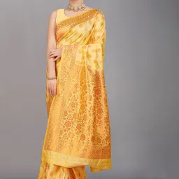 Royal Rajgharana Saree Woven Design Zari Banarasi Sarees-image-65