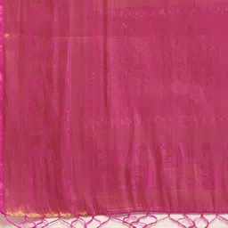 MIMOSA Purple & Red Ethnic Motifs Saree image 3