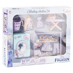 Toysire Washer and Dryer Playset for Kids, Pretend Play Kids Washing Machine with Realistic Action, Washing Machine Toy image 1