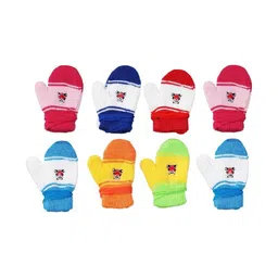 ketkar Unisex Kids Patterned Winter Gloves-picture-20