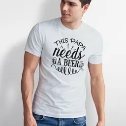 Seekbuylove Men Typography Printed T-shirt image 5