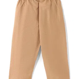 Babyhug Three Fourth Sleeve Swiss Dot Dobby Kurta With Pyjama Set -Red image 5