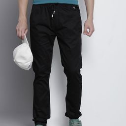 Tommy Hilfiger Men Slim Fit Solid Mid-Rise Joggers-picture-25