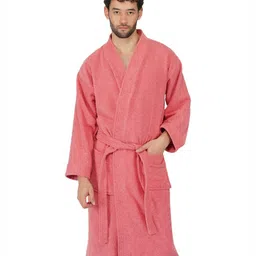 RANGOLI Men Noble Pure Cotton Bath Robe - 400 GSM-image-73