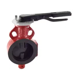 Zoloto 100 mm SG Iron Lever Operated Butterfly Valve 1078G-picture-10