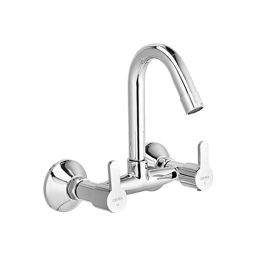 CERA Victor Quarter Turn Sink Mixer with Swivel Spout, Connecting Legs and Wall Flange, F1015501-picture-41