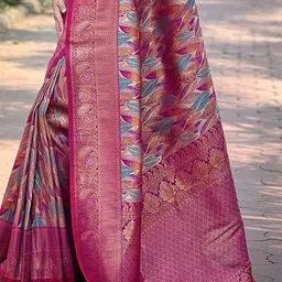 MORDEN MUSE Woven Design Zari Saree image 2