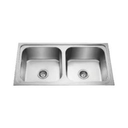 Jayna Signature Collection Apollo 37.5x20 inch Matt Finish Stainless Steel Double Bowl Kitchen Sink, DBF 08 (DX)-picture-34