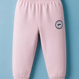 Ollypop Sinker Knit Full Length Lounge Pant with Patch - Pink-picture-12