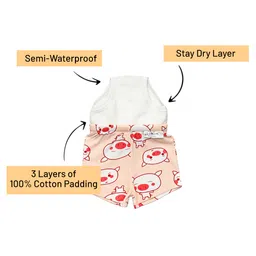 snugkins Potty Training Pants & Shorts for Toddlers 100% Cotton (Size 2 Fits 2  3 years) - Piggy Wiggy image 3