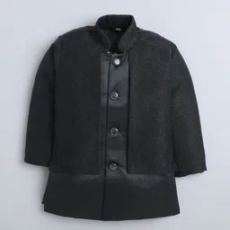 BAESD Boys Brocade Sherwani With Trouser Set image 5