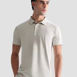 uspa sport USPA Active Sport Men Brand Logo Printed Polo Collar T-shirt image 3