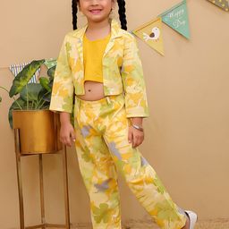Aj DEZInES Girls Printed Top with Palazzos-picture-6