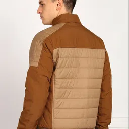 SZN Men Colourblocked Puffer Jacket image 5