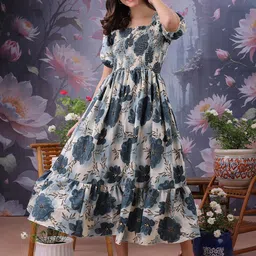 Moda Rapido Women Fit & Flare Midi Dress-picture-23