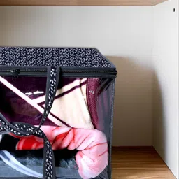 Stylista Blue Printed Water Resistant Multi-Utility Zippered Wardrobe Organisers image 4