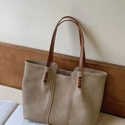 CORSICA PU Oversized Tote Bag-image-84