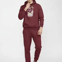 SLOWLORIS Men Printed Hooded Sweatshirt-picture-20