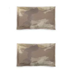 Ddecor Live Beautiful Dreamland Abstract Cotton King Bedsheet With 2 Pillow Covers - Brown image 4