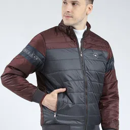 Monte Carlo Men Colourblocked Puffer Jacket image 3