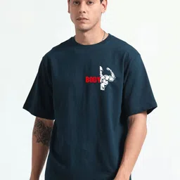 GSPO Men Typography Printed Applique T-shirt-picture-13